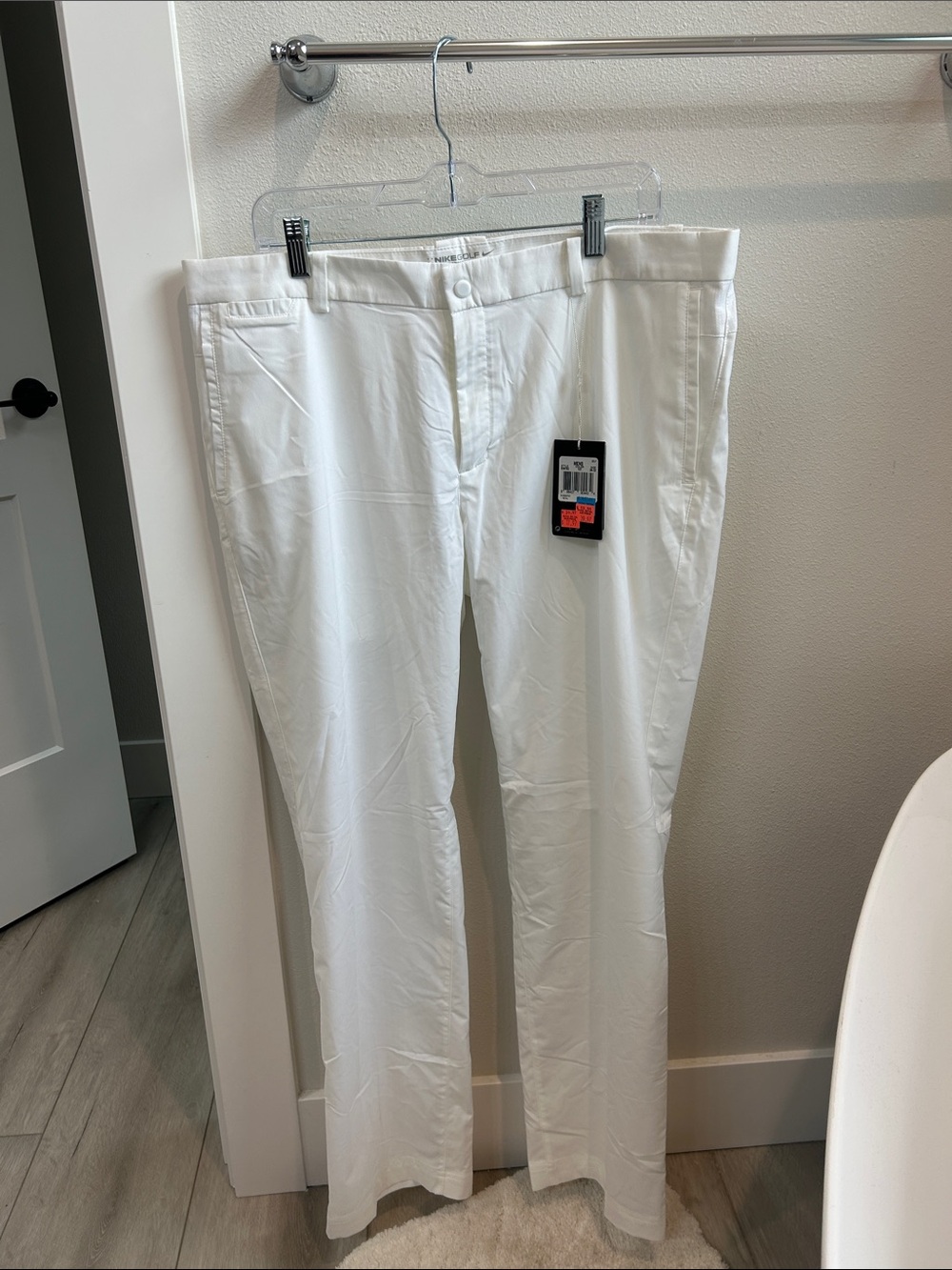 Nike White Men’s Chinos - Tailored Straight Leg